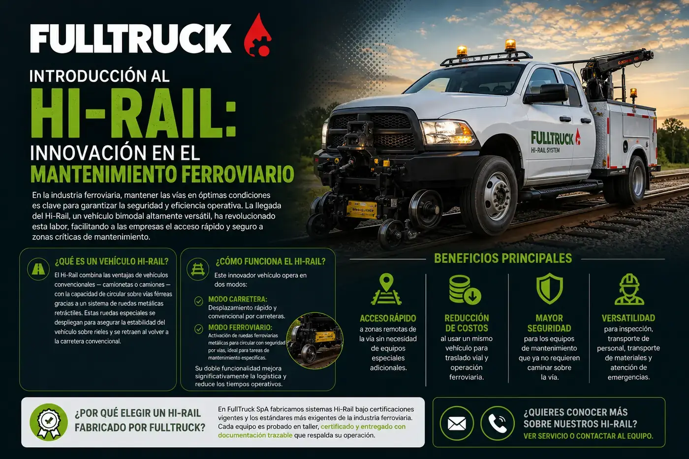Introducción al Hi-Rail: innovación en el mantenimiento ferroviario