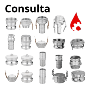Acople Camlock Acero Inox 316 Pieza F4"